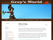 Tablet Screenshot of greysworld.net
